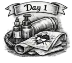 Tattoo aftercare day 1